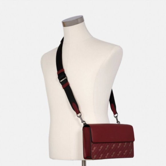 COACH Crossbody With Horse And Carriage Dot Print Unisex - Picture 7 of 13